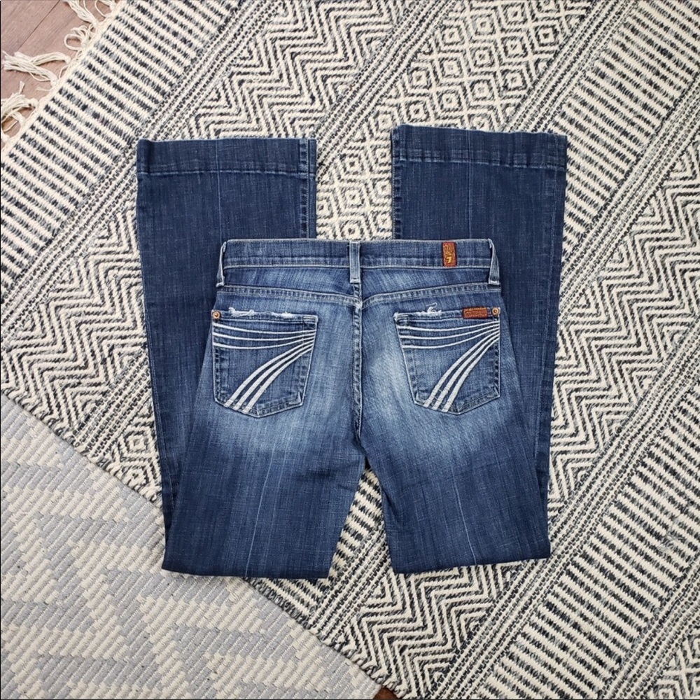 7 for all mankind dojo flare jeans